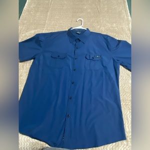 Enyce dark blue casual button down shirt, excellent condition, Men’s 4X